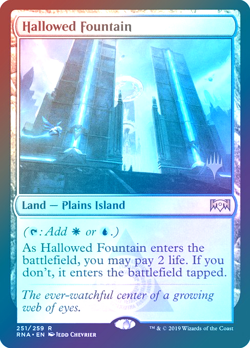 【Foil】(Promo_Pack-RL)Hallowed Fountain/神聖なる泉