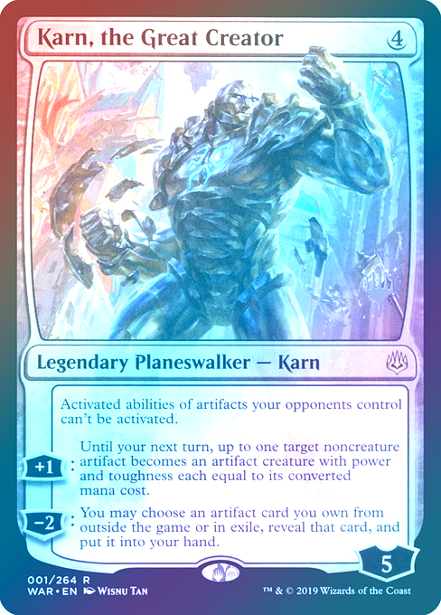 Mtg マジック ザ ギャザリング 通販 Enndal Games Foil Promo Pack Rc Karn The Great Creator 大いなる創造者 カーン