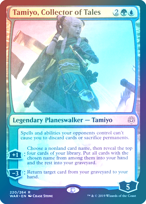 【Foil】(Promo_Pack-RM)Tamiyo, Collector of Tales/伝承の収集者、タミヨウ