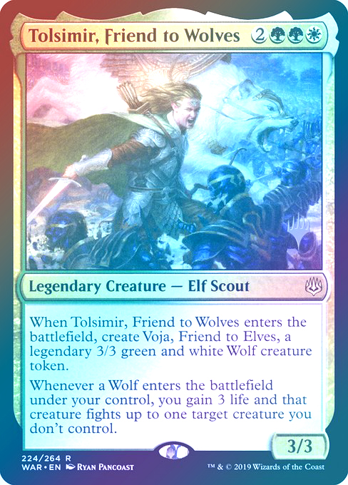 【Foil】(Promo_Pack-RM)Tolsimir, Friend to Wolves/狼の友、トルシミール