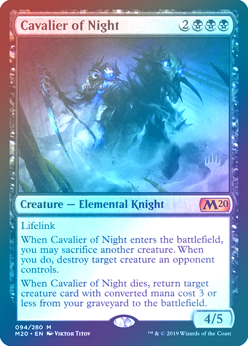【Foil】(Promo_Pack-MB)Cavalier of Night/夜の騎兵