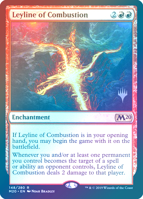 【Foil】(Promo_Pack-RR)Leyline of Combustion/発火の力線