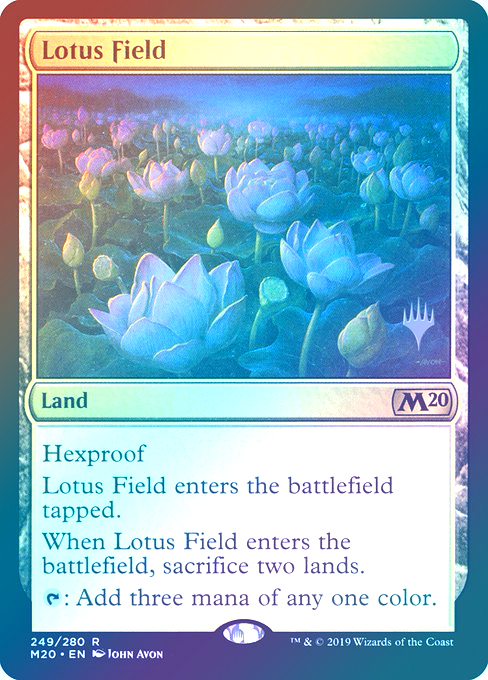 【Foil】(Promo_Pack-RL)Lotus Field/睡蓮の原野
