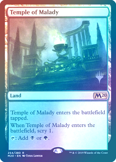 【Foil】(Promo_Pack-RL)Temple of Malady/疾病の神殿