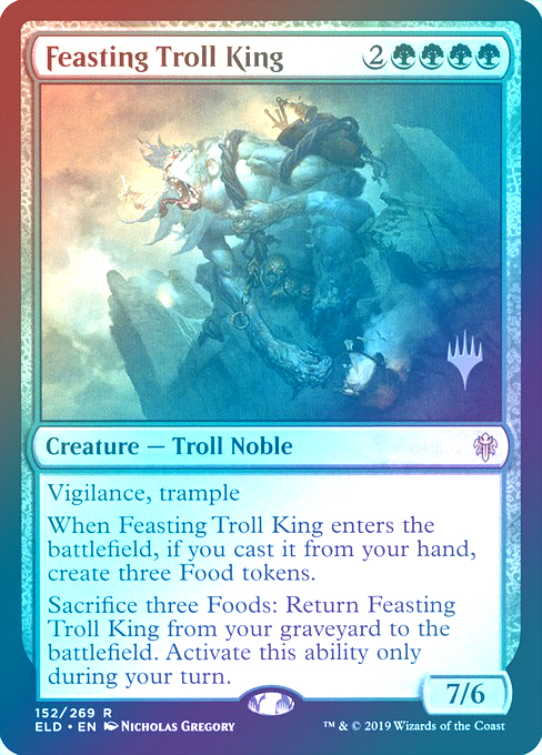【Foil】(Promo_Pack-RG)Feasting Troll King/貪るトロールの王