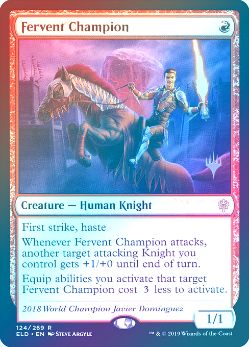 【Foil】(Promo_Pack-RR)Fervent Champion/熱烈な勇者