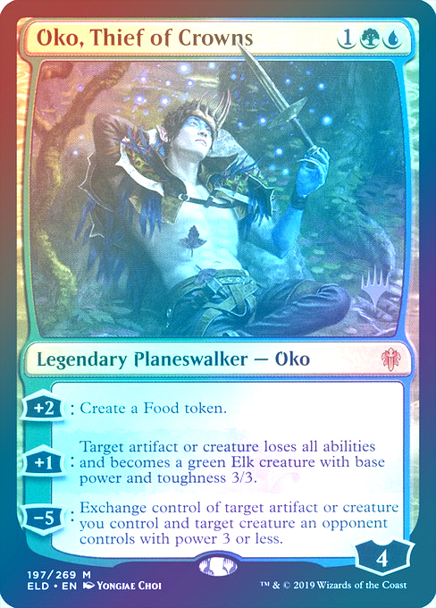 【Foil】(Promo_Pack-MM)Oko, Thief of Crowns/王冠泥棒、オーコ