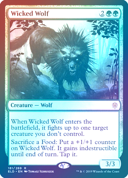 【Foil】(Promo_Pack-RG)Wicked Wolf/意地悪な狼