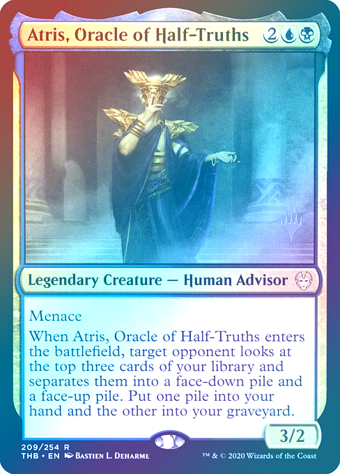 【Foil】(Promo_Pack-RM)Atris, Oracle of Half-Truths/半真実の神託者、アトリス