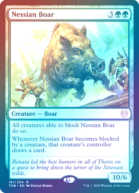 【Foil】(Promo_Pack-RG)Nessian Boar/ネシアンの猪