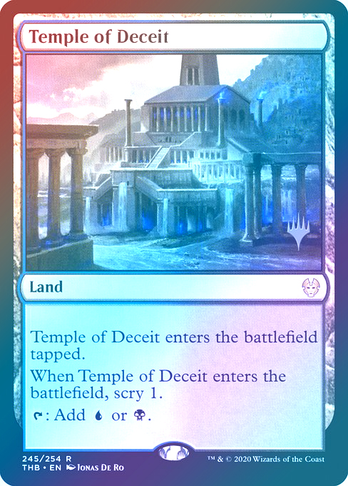 【Foil】(Promo_Pack-RL)Temple of Deceit/欺瞞の神殿