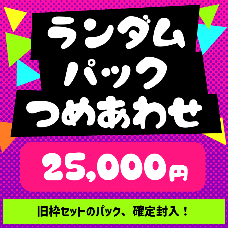 ランダムパックつめあわせ【旧枠セットのパック確定封入!】