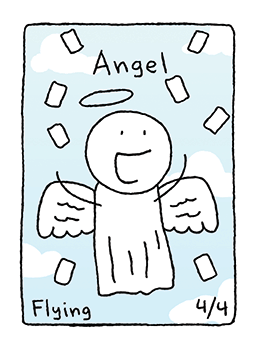 Angel Token for MTG Animated (Cardboard Crack)/天使トークン