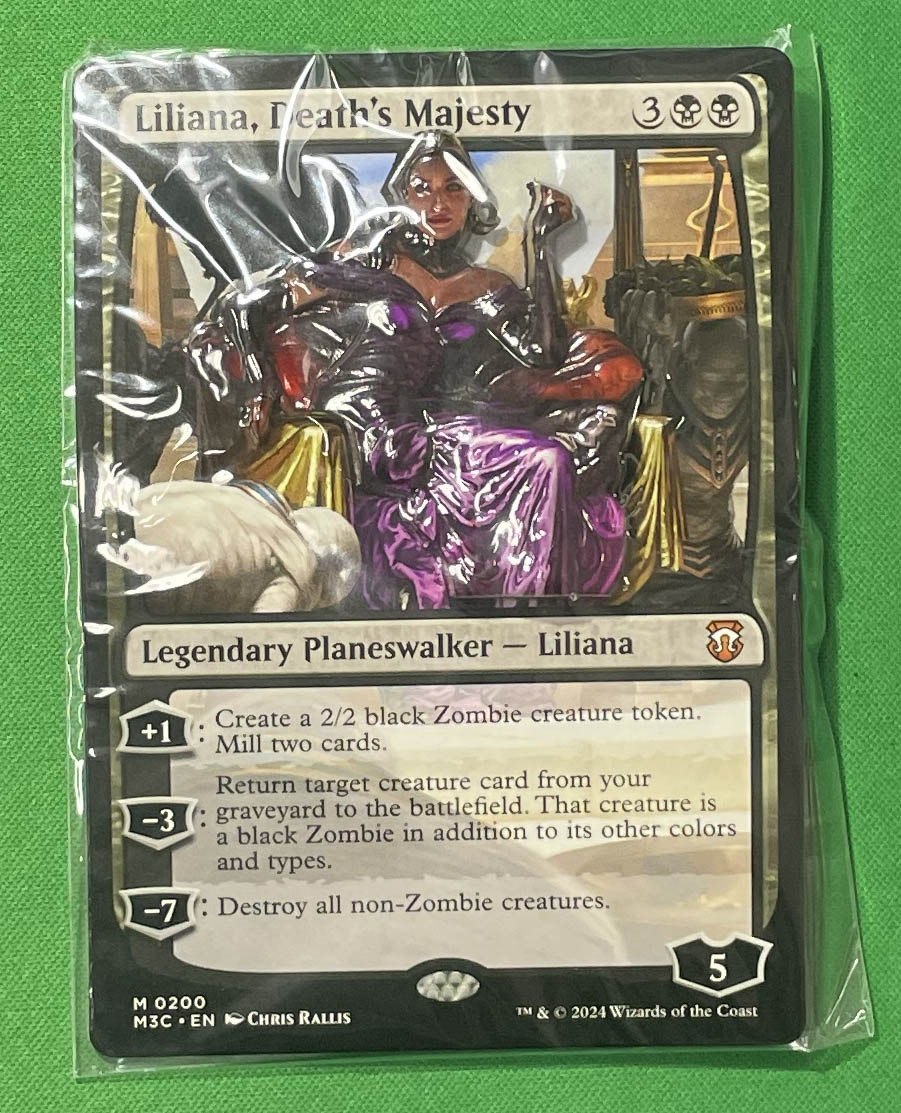 MagicConピンバッチ《死の権威、リリアナ/Liliana, Death's Majesty》