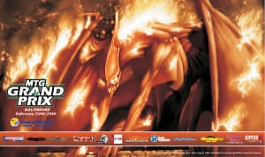 GPボルチモア2012 オリジナルプレイマット 《Fire Demon》