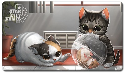 StarCityGames.com プレイマット Creature Collection 《Kitten》