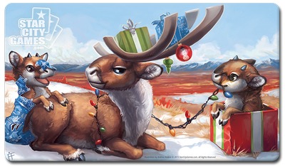 StarCityGames.com プレイマット Creature Collection 《Reindeer》