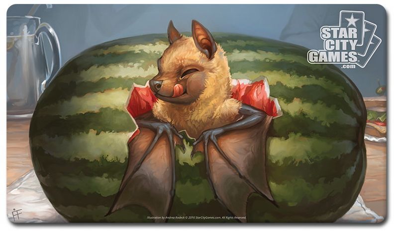 StarCityGames.com プレイマット Creature Collection 《Fruit Bat》