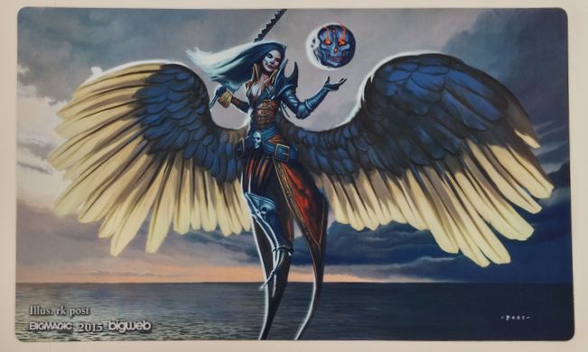 MTGプレイマット 修復の天使スケッチ - マジック：ザ・ギャザリング