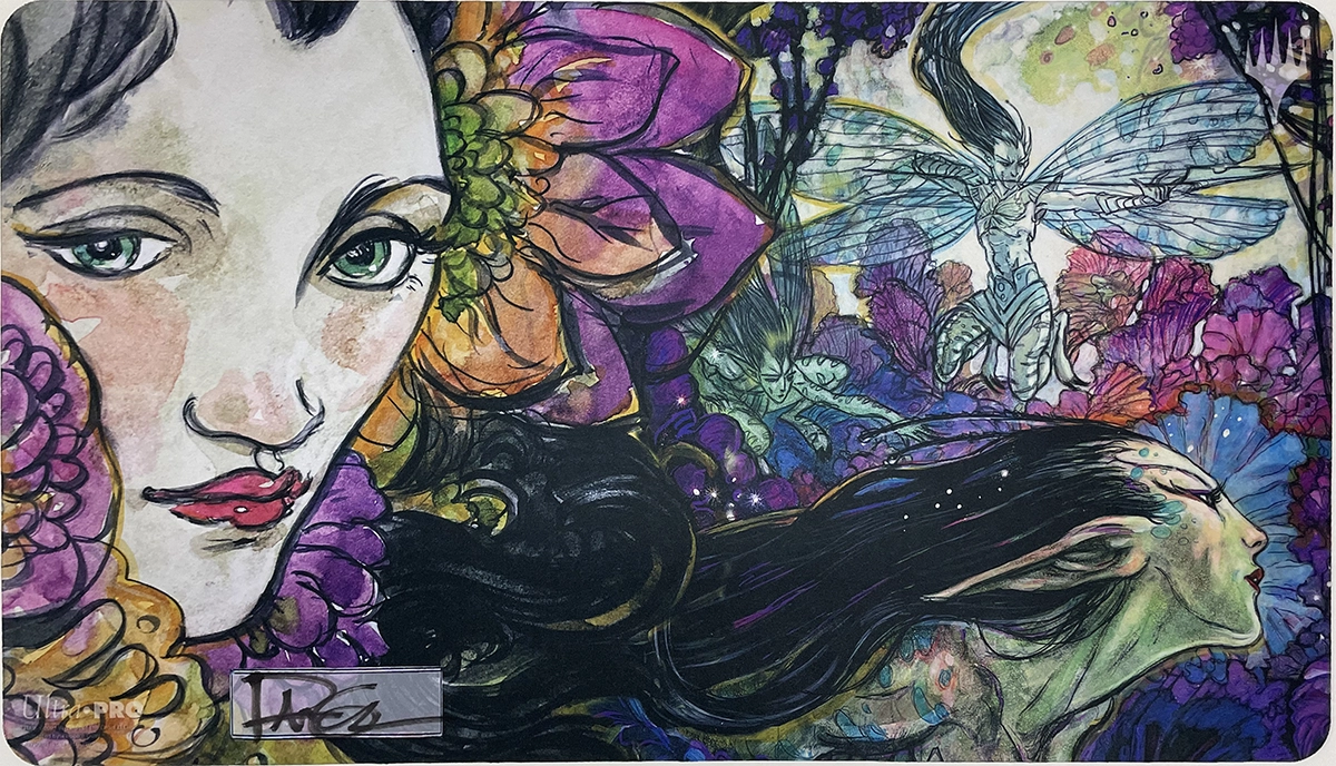 Rebecca Guay プレイマット 《苦花》【サイン入り】