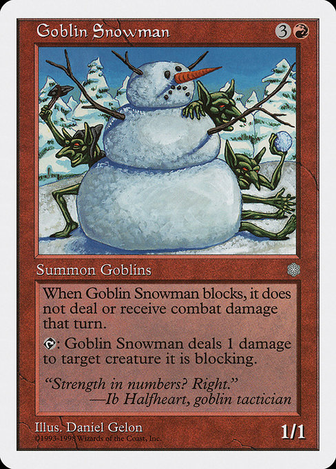 (ATH-R)Goblin Snowman/ゴブリンの雪だるま