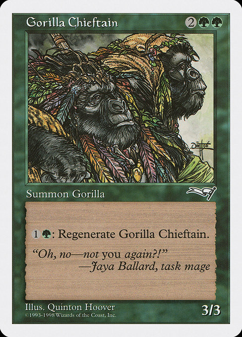 (ATH-G)Gorilla Chieftain/ゴリラの酋長