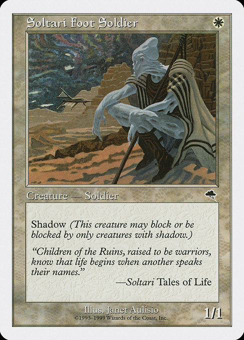 (BRB-W)Soltari Foot Soldier/サルタリーの歩兵