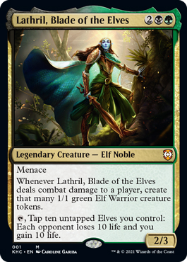 (KHC-MM)Lathril, Blade of the Elves/エルフの刃、ラスリル【Non-Foil】