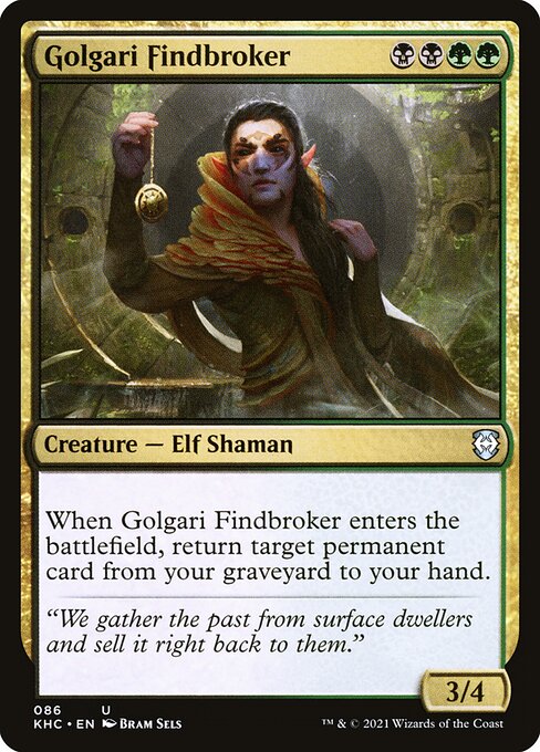 (KHC-UM)Golgari Findbroker/ゴルガリの拾売人