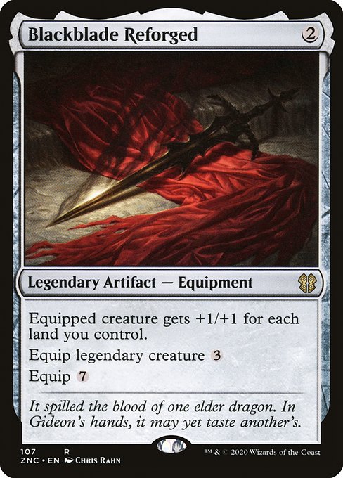 (ZNC-RA)Blackblade Reforged/再鍛の黒き剣 【No.0107】
