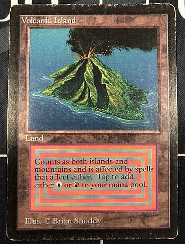 MTG Volcanic Island