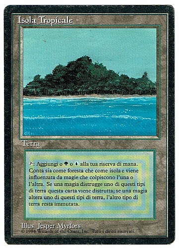 新品 MTG Tropical トロピカルアイランド イタリア語版 MTG, マジック:ザ・ギャザリング 通販 | ENNDAL GAMES / (RV-FBB-R