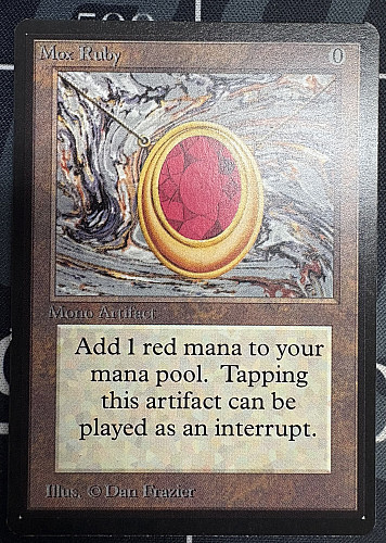 マジック：ザ・ギャザリング Mox Ruby PSA 9 MOX RUBY / PSA 9 Mint / Unlimited Edition / MTG Magic the